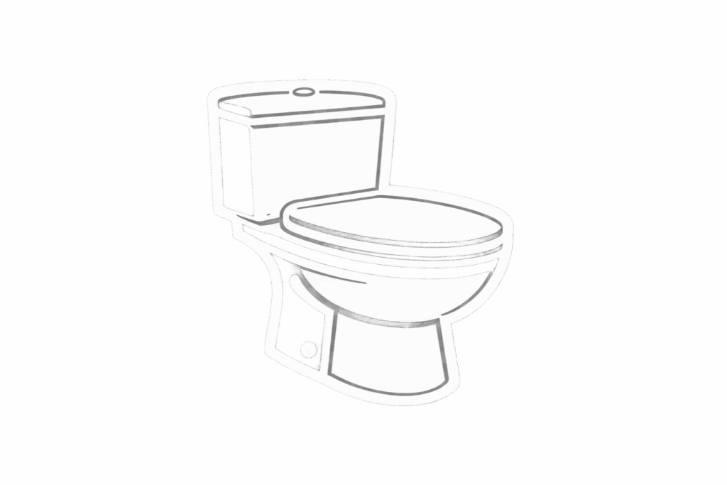 Sanitär Berger Notdienst - Rohrreinigung, Rohrbruch, Wasserschaden - Icon WC